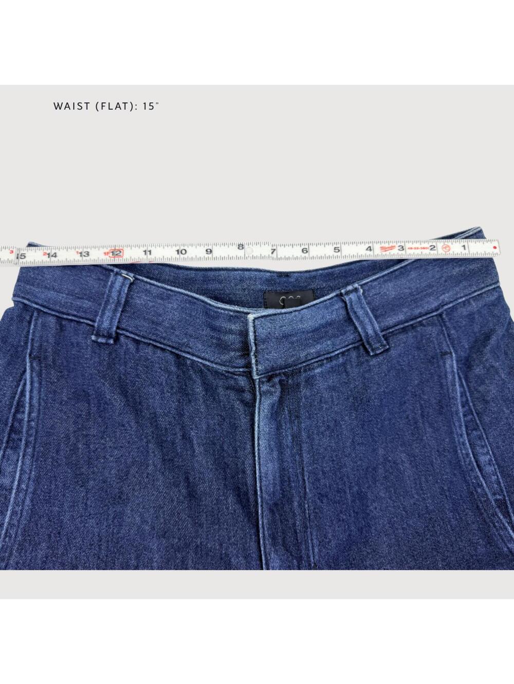 COS Chambray Wide Leg Trouser Jeans Lyocell Denim Size 8 - Picture 6 of 9